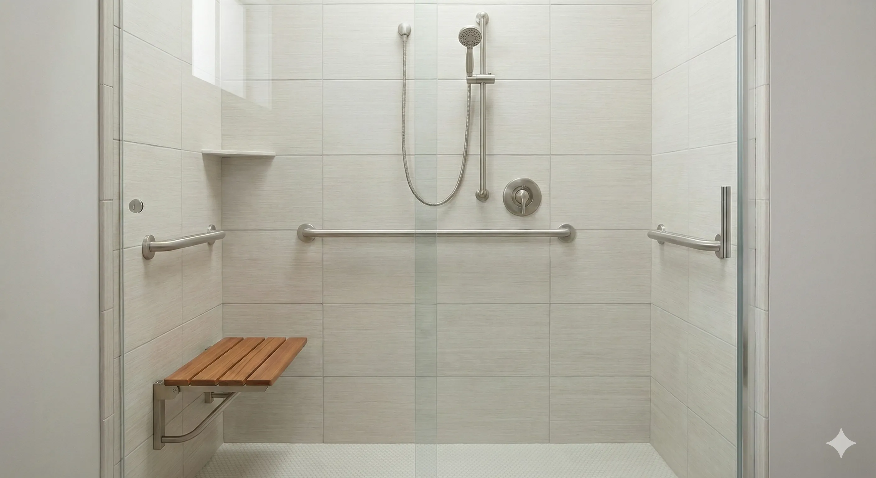 Image installation douche senior 2 douche senior